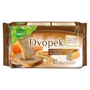 NATUREL integralni dvopek 330g slide slika