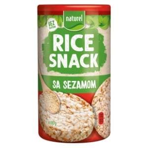NATUREL kreker riža sa sezamom 100g slide slika