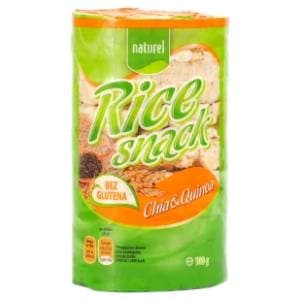 NATUREL Rice snack od riže chia & quinoa bez glutena 100g slide slika