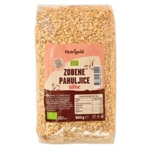 NUTRIGOLD sitne Bio zobene pahuljice 500g slide slika