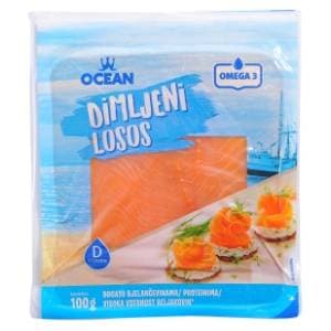 OCEAN dimljeni losos 100g slide slika