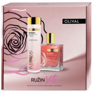OLIVAL Ružin set (mlijeko i ulje za telo) slide slika