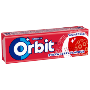 ORBIT Wrigley žvakaće gume jagoda 14g slide slika