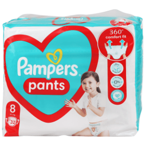 PAMPERS pelene pants JP 8 32kom slide slika
