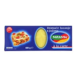 PARADISO Lazanje tjestenina 400g slide slika