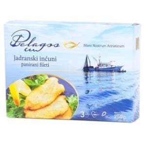 PELAGOS Jadranski inćun panirani fileti 250g slide slika