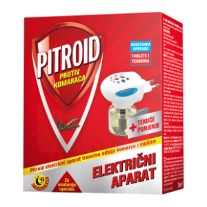 PITROID električni aparat protiv komaraca + tekuće punjenje slide slika