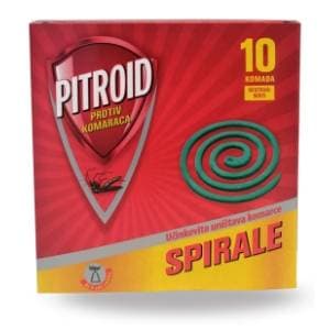 PITROID spirala protiv komaraca neutralnog mirisa 10kom slide slika