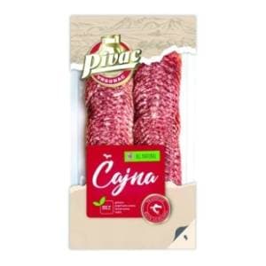 PIVAC čajna kobasica narezak 80g slide slika