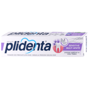 PLIDENTA Sensitive multi white zubna pasta 75ml slide slika