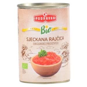PODRAVKA Bio sjeckana rajčica 400g slide slika