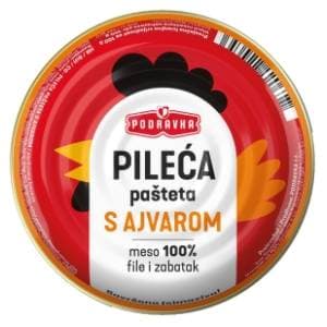 PODRAVKA Pileća pašteta s ajvarom 95g slide slika