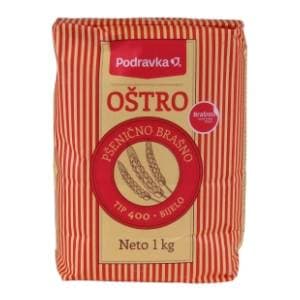PODRAVKA oštro T-400 pšenično bijelo brašno 1kg slide slika