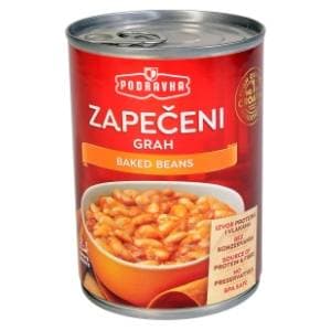 PODRAVKA Zapečeni grah 400g slide slika