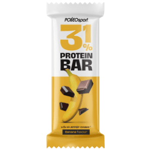 POLLEO SPORT proteinska pločica 31% banana 35g slide slika