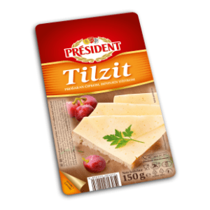 PRESIDENT Tilzit rezani sir 150g slide slika