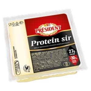PRESIDENT Protein polutvrdi masni sir 250g slide slika