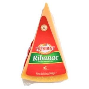 PRESIDENT Ribanac tvrdi sir 140g slide slika