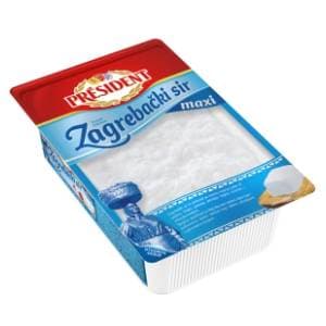 PRESIDENT Zagrebački sir maxi 750g slide slika