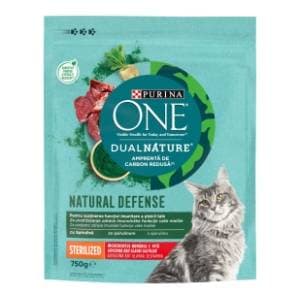 PURINA One dual nature sterilized hrana za mačke govedina 750g slide slika