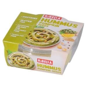 RIBELLA Hummus namaz od slanutka sa bučinim košticama 200g slide slika