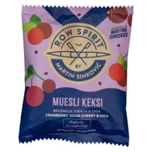 ROW SPIRIT zobeni keksi brusnica, višnja & chia 50g slide slika