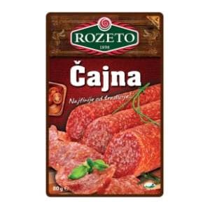 ROZETO čajna kobasica narezak 80g slide slika