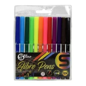 S-LINE flomasteri 12kom slide slika