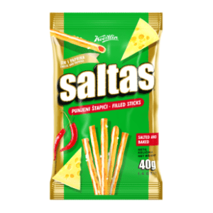 SALTAS sir i paprika štapići 40g slide slika