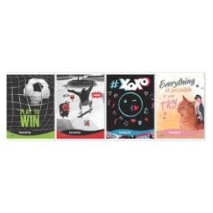 SCOOLY bilježnica geometrijska 1kom slide slika