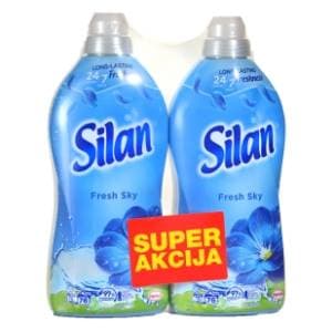 SILAN Fresh sky omekšivaš za rublje 152 pranja (2x1,672l) slide slika