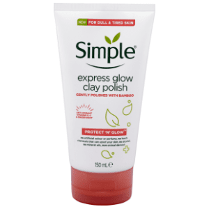 SIMPLE Express glow clay piling za lice 150ml slide slika