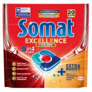SOMAT Excellence premium 5in1 tablete 20kom slide slika