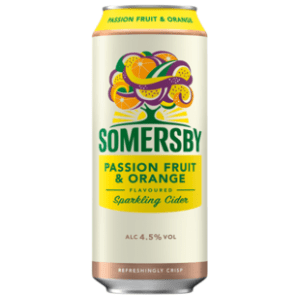 SOMERSBY passionfruit&orange limenka 0,5l slide slika