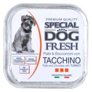 SPECIAL DOG Fresh pašteta za pse s komadićima puretine 150g slide slika