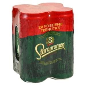 STAROPRAMEN pivo limenka 4x0,33l slide slika