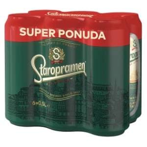 STAROPRAMEN Svijetlo pivo limenka 6x0,5l slide slika