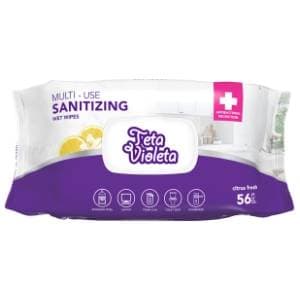 TETA VIOLETA maramice za dezinfekciju limun 56kom slide slika