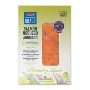 UBAGO Losos norveški dimljeni s paprom i limunom 80g slide slika