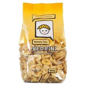 VEDRINI Banana čips 400g slide slika