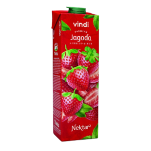 VINDI Nektar jagoda 1l slide slika