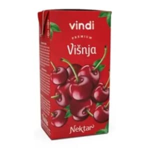 VINDI Nektar višnja 200ml slide slika