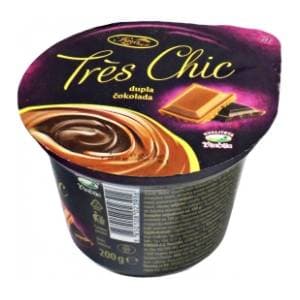 VINDIJA Tres chic puding dupla čokolada 200g slide slika