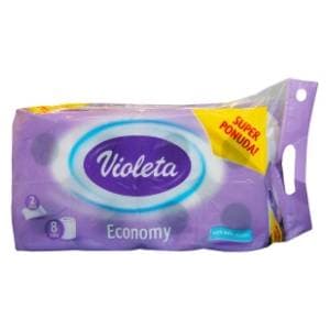 VIOLETA Economy toaletni papir 2sloja 8kom slide slika