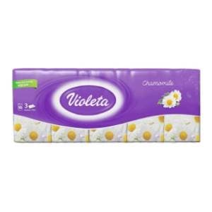 VIOLETA papirnate maramice kamilica 3sloja 10kom slide slika