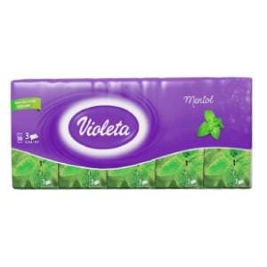 VIOLETA papirnate maramice mentol 3sloja 10kom slide slika