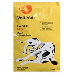 VOLI VOLI hrana za pse govedina s bučinim sjemenkama 3kg slide slika