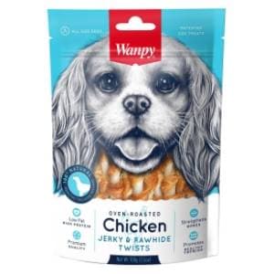 WANPY Jerky & rawhide twists poslastica za pse 100g slide slika