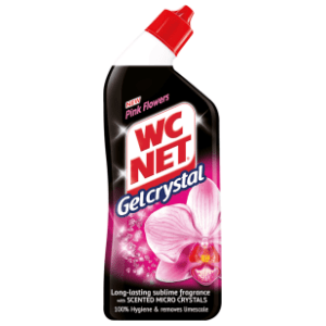WC NET Gelcrystal pink flowers gel za čišćenje 750ml slide slika