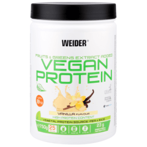 WEIDER vegan protein vanilija 750g slide slika